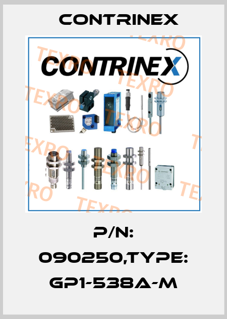 P/N: 090250,Type: GP1-538A-M Contrinex