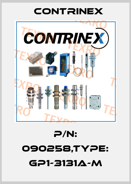 P/N: 090258,Type: GP1-3131A-M Contrinex