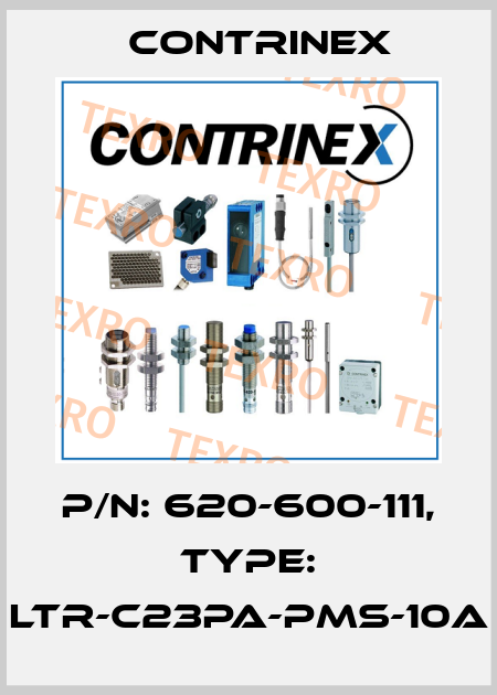 p/n: 620-600-111, Type: LTR-C23PA-PMS-10A Contrinex