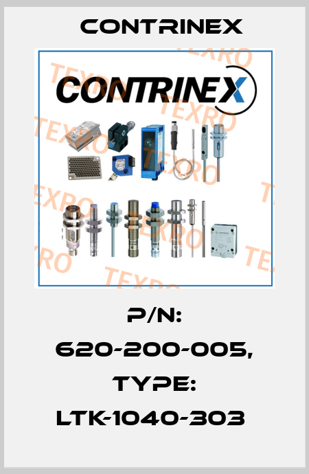 P/N: 620-200-005, Type: LTK-1040-303  Contrinex