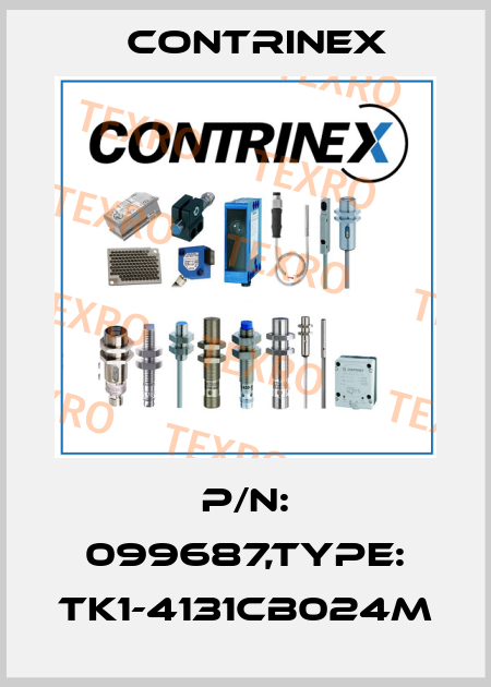 P/N: 099687,Type: TK1-4131CB024M Contrinex