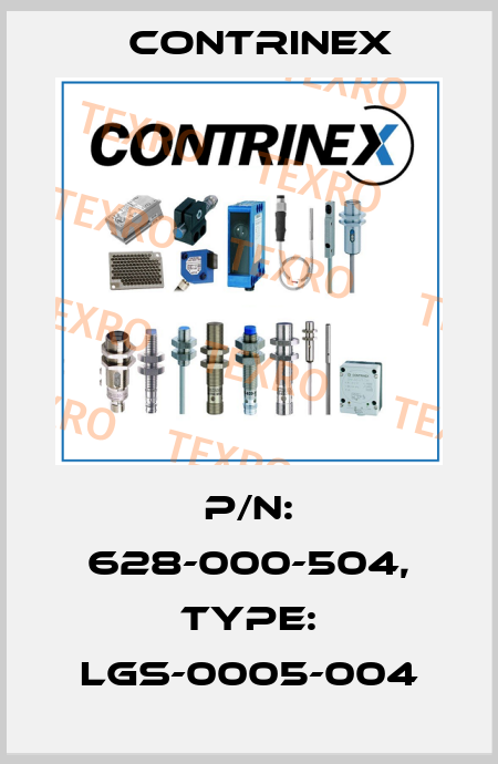 p/n: 628-000-504, Type: LGS-0005-004 Contrinex