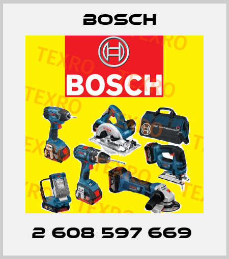 2 608 597 669  Bosch