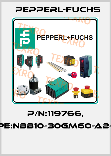 P/N:119766, Type:NBB10-30GM60-A2-5M  Pepperl-Fuchs