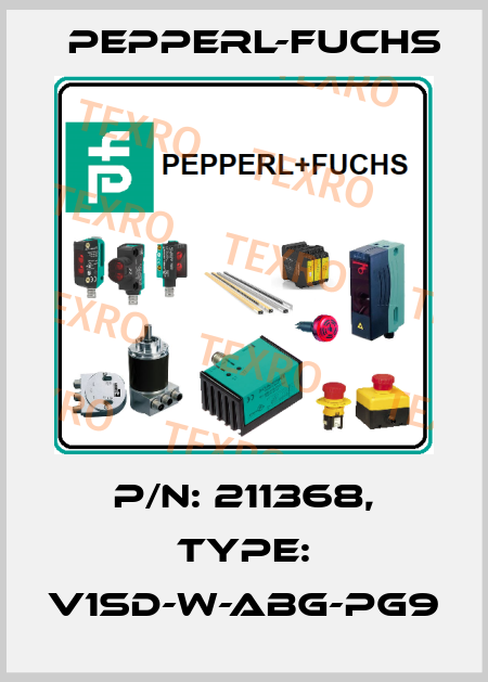 p/n: 211368, Type: V1SD-W-ABG-PG9 Pepperl-Fuchs