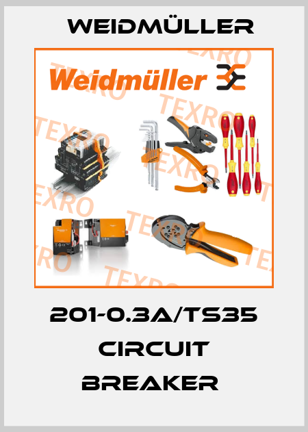 201-0.3A/TS35 CIRCUIT BREAKER  Weidmüller