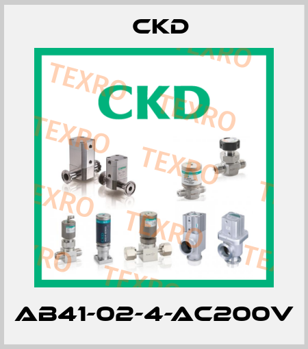 AB41-02-4-AC200V Ckd