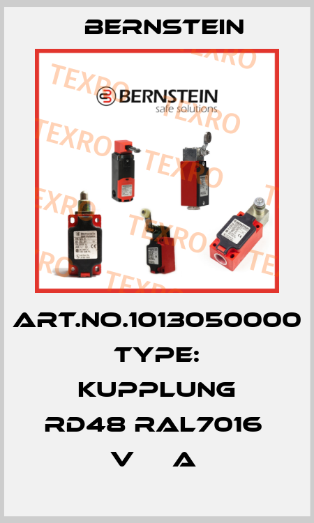 Art.No.1013050000 Type: KUPPLUNG RD48 RAL7016  V     A  Bernstein