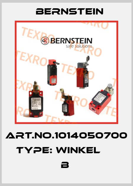Art.No.1014050700 Type: WINKEL                       B  Bernstein