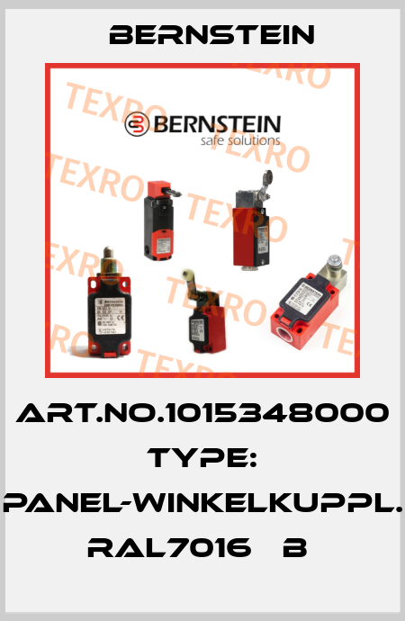 Art.No.1015348000 Type: PANEL-WINKELKUPPL. RAL7016   B  Bernstein