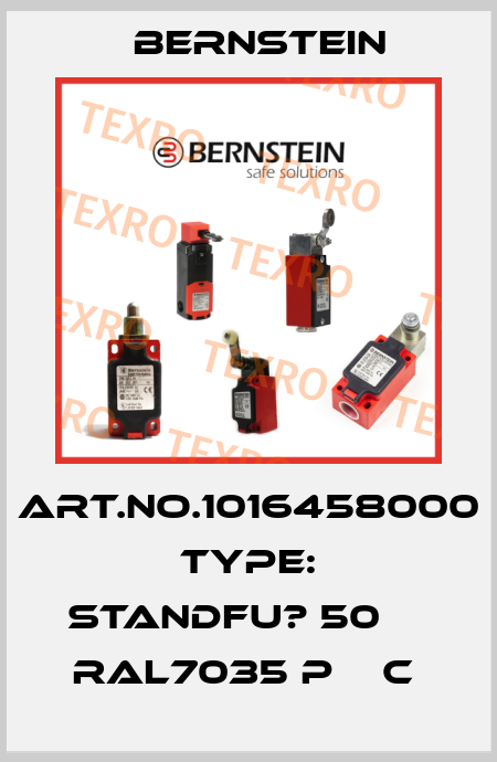 Art.No.1016458000 Type: STANDFU? 50     RAL7035 P    C  Bernstein