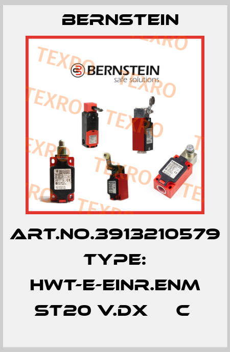 Art.No.3913210579 Type: HWT-E-EINR.ENM ST20 V.DX     C  Bernstein