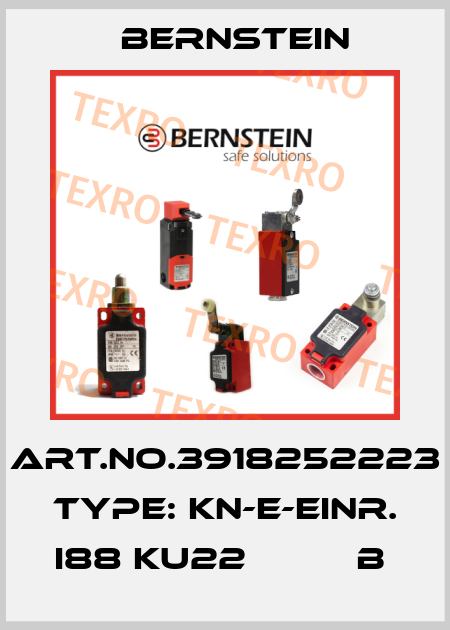 Art.No.3918252223 Type: KN-E-EINR. I88 KU22          B  Bernstein