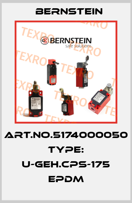 Art.No.5174000050 Type: U-GEH.CPS-175 EPDM Bernstein