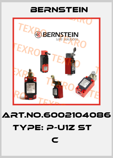 Art.No.6002104086 Type: P-U1Z ST                     C  Bernstein