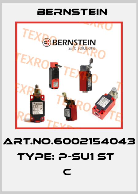 Art.No.6002154043 Type: P-SU1 ST                     C  Bernstein