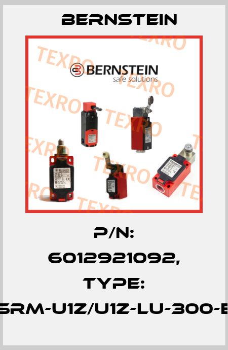 P/N: 6012921092, Type: SRM-U1Z/U1Z-LU-300-E Bernstein