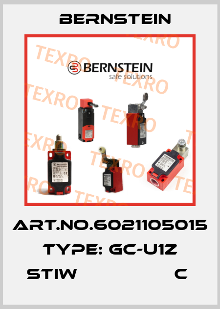 Art.No.6021105015 Type: GC-U1Z STIW                  C  Bernstein