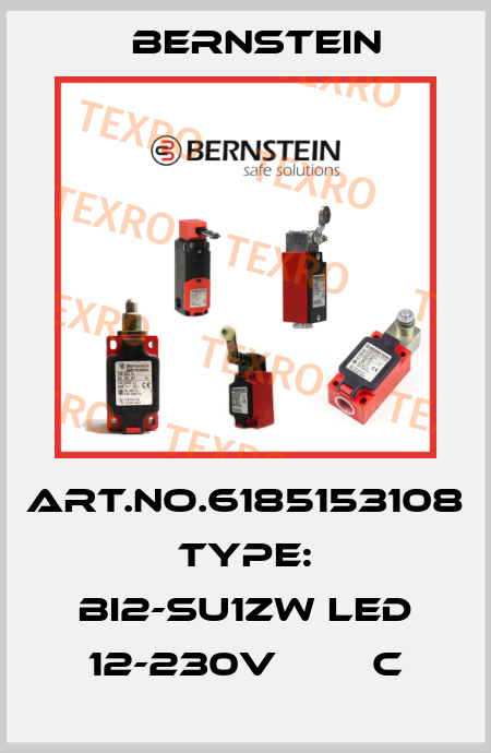 Art.No.6185153108 Type: BI2-SU1ZW LED 12-230V        C Bernstein