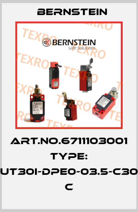 Art.No.6711103001 Type: UT30I-DPE0-03.5-C30          C Bernstein