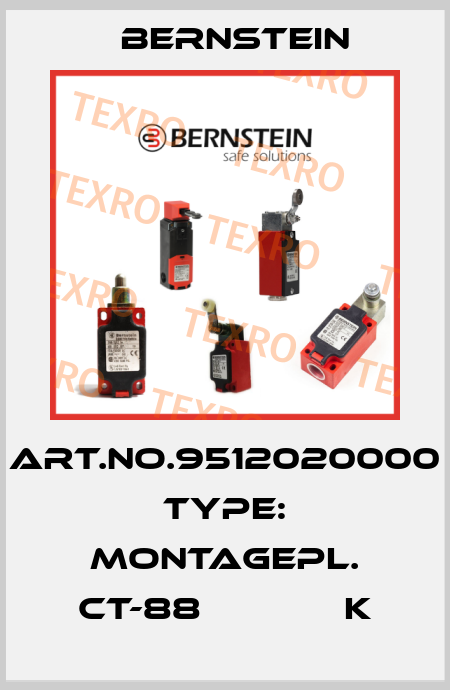 Art.No.9512020000 Type: MONTAGEPL. CT-88             K Bernstein