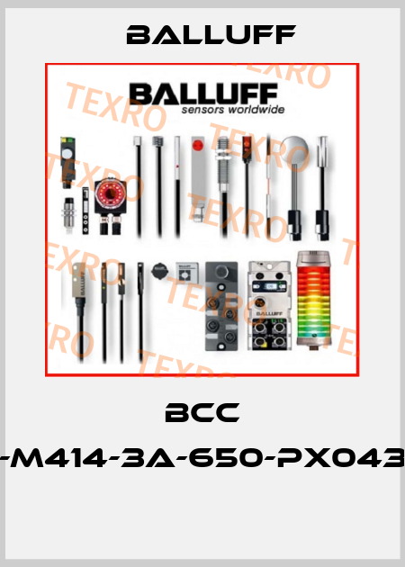 BCC M425-M414-3A-650-PX0434-075  Balluff