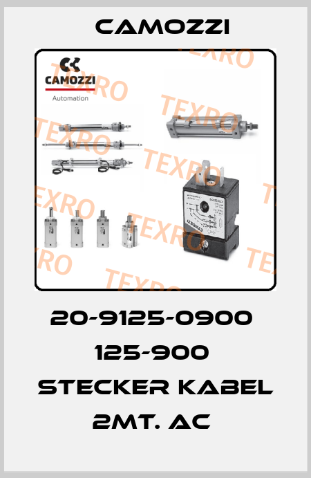 20-9125-0900  125-900  STECKER KABEL 2MT. AC  Camozzi
