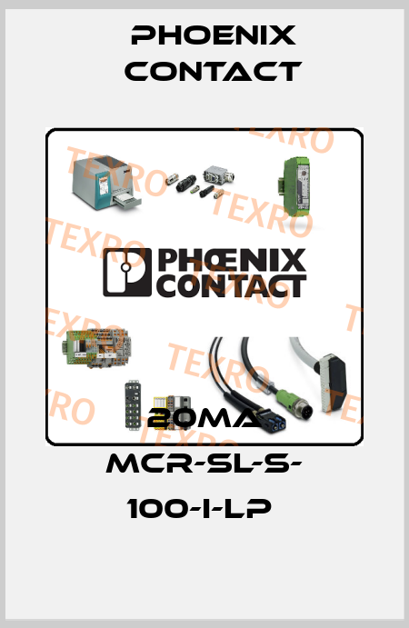 20MA MCR-SL-S- 100-I-LP  Phoenix Contact