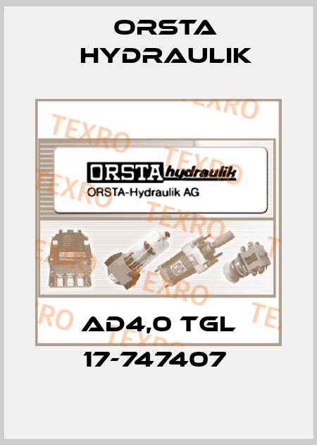 AD4,0 TGL 17-747407  Orsta Hydraulik