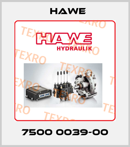 7500 0039-00 Hawe