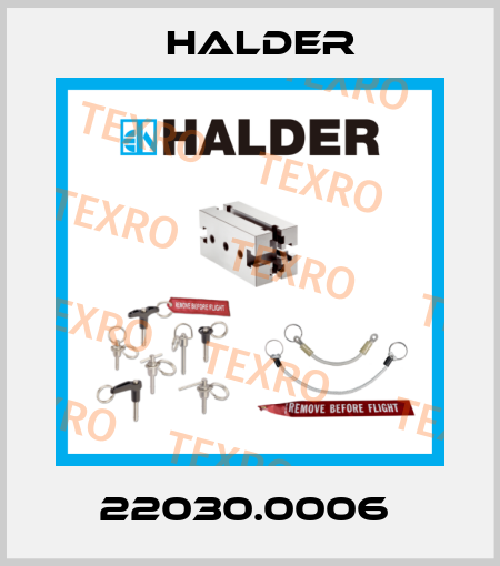 22030.0006  Halder