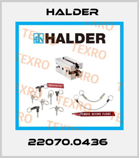 22070.0436  Halder