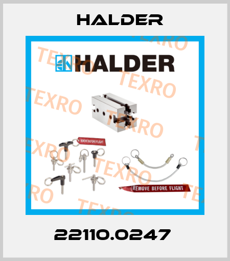 22110.0247  Halder