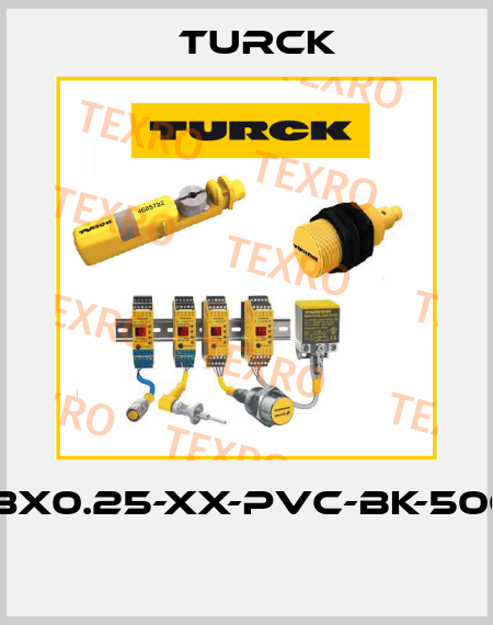 CABLE8x0.25-XX-PVC-BK-500M/TEL  Turck