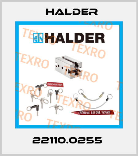 22110.0255  Halder