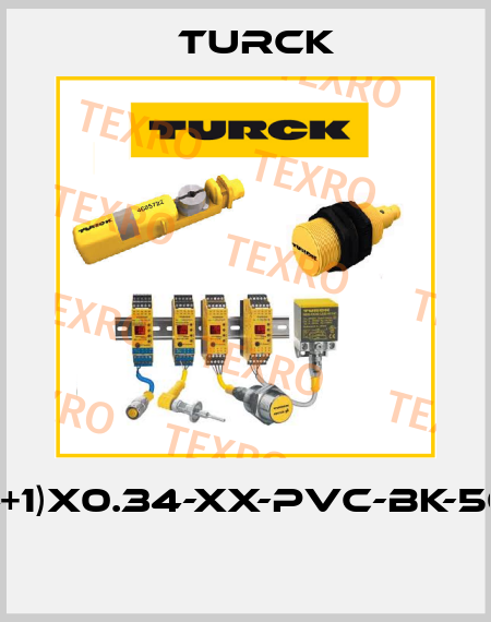 CABLE(4+1)X0.34-XX-PVC-BK-500M/TEL  Turck
