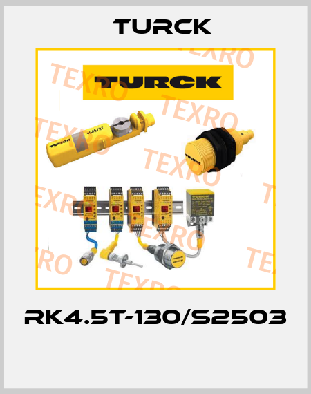 RK4.5T-130/S2503  Turck