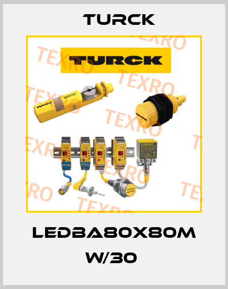 LEDBA80X80M W/30  Turck