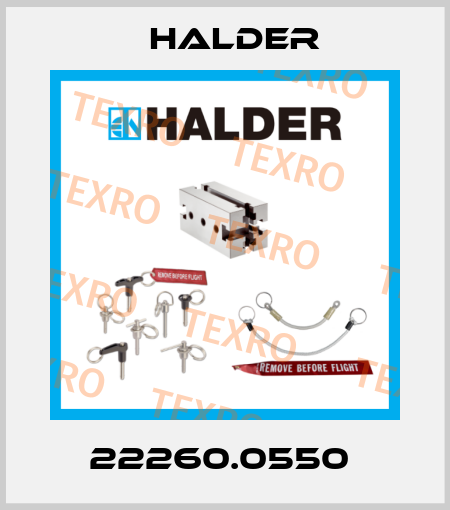 22260.0550  Halder