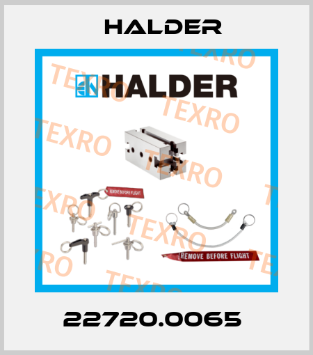 22720.0065  Halder