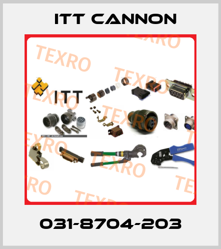 031-8704-203 Itt Cannon