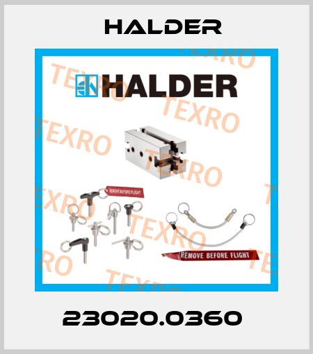 23020.0360  Halder