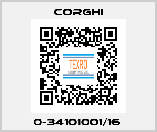 0-34101001/16  Corghi