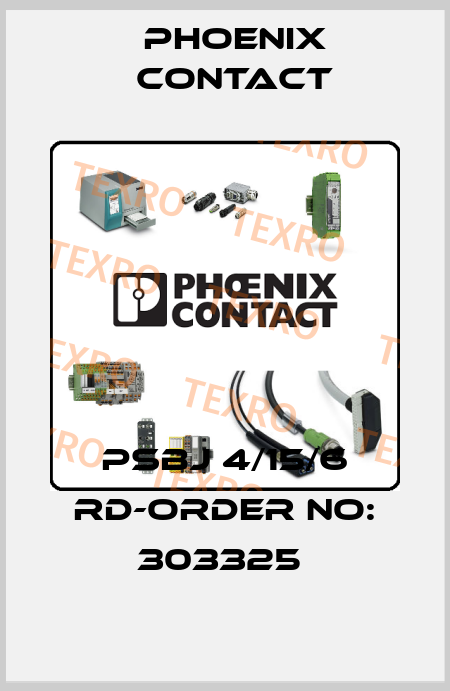 PSBJ 4/15/6 RD-ORDER NO: 303325  Phoenix Contact