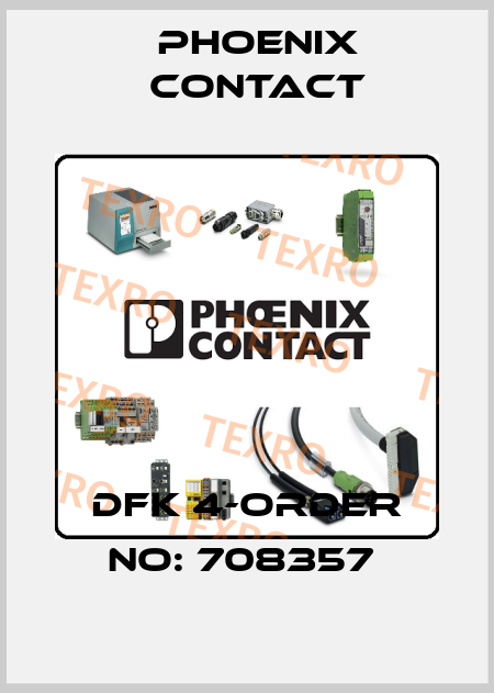DFK 4-ORDER NO: 708357  Phoenix Contact
