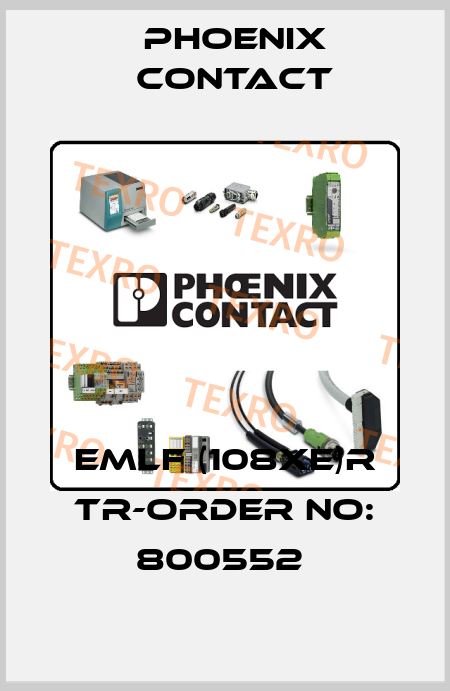EMLF (108XE)R TR-ORDER NO: 800552  Phoenix Contact