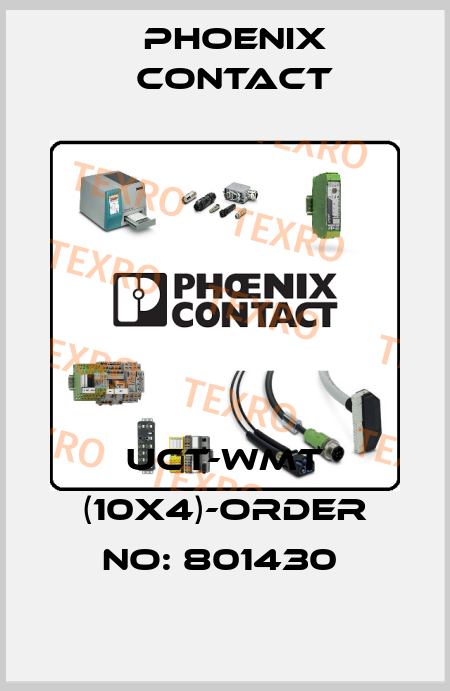 UCT-WMT (10X4)-ORDER NO: 801430  Phoenix Contact