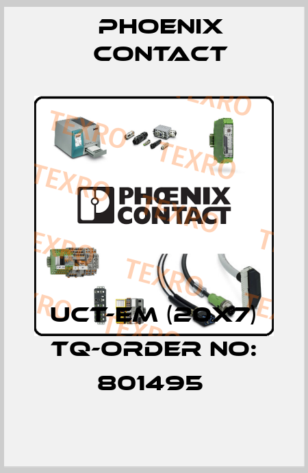 UCT-EM (20X7) TQ-ORDER NO: 801495  Phoenix Contact