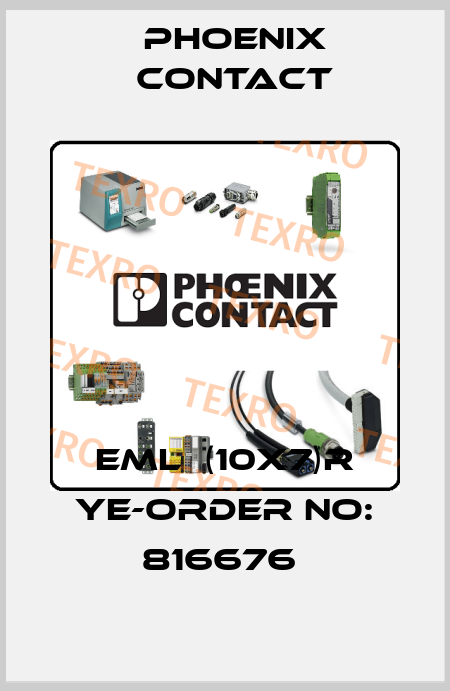EML  (10X7)R YE-ORDER NO: 816676  Phoenix Contact