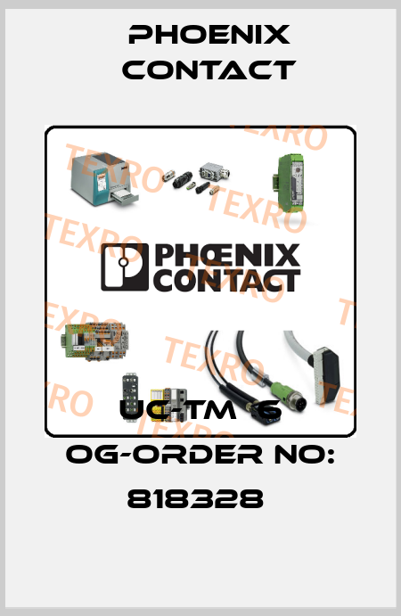 UC-TM  6 OG-ORDER NO: 818328  Phoenix Contact